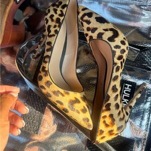 Aldo leopard print heels size 7.5